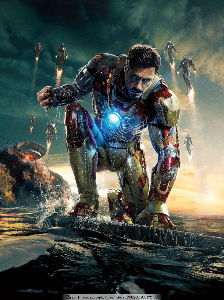 钢铁侠3 无标题海报 高清图片