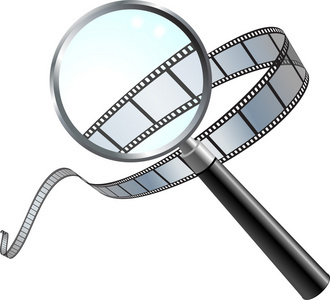 矢量图像 美容产品在电影中的艺术表达